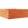 Image de vidaXL - Plantenbak - 60x60x23 - cm - massief - grenenhout - wasbruin