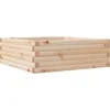 Image de vidaXL - Plantenbak - 70x70x23 - cm - massief - grenenhout