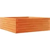 Image de vidaXL - Plantenbak - 70x70x23 - cm - massief - grenenhout - wasbruin