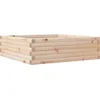 Image de vidaXL - Plantenbak - 80x80x23 - cm - massief - grenenhout