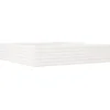 Image de vidaXL - Plantenbak - 110x110x23 - cm - massief - grenenhout - wit