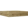 Image de vidaXL - Plantenbak - 110x110x23 - cm - geïmpregneerd - grenenhout