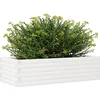 Image de vidaXL - Plantenbak - 90x40x23 - cm - massief - grenenhout - wit