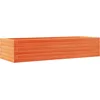 Image de vidaXL - Plantenbak - 110x40x23 - cm - massief - grenenhout - wasbruin
