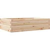 Image de vidaXL - Plantenbak - 90x60x23 - cm - massief - grenenhout