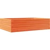 Image de vidaXL - Plantenbak - 90x60x23 - cm - massief - grenenhout - wasbruin