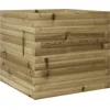 Image de vidaXL - Plantenbak - 50x50x45,5 - cm - geïmpregneerd - grenenhout