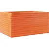 Image de vidaXL - Plantenbak - 90x60x45,5 - cm - massief - grenenhout - wasbruin