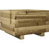 Image de vidaXL - Plantenbak - 40x40x26,5 - cm - geïmpregneerd - grenenhout