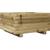 Image de vidaXL - Plantenbak - 50x50x26,5 - cm - geïmpregneerd - grenenhout
