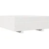 Image de vidaXL - Plantenbak - 70x70x26,5 - cm - massief - grenenhout - wit