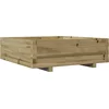 Image de vidaXL - Plantenbak - 80x80x26,5 - cm - geïmpregneerd - grenenhout