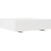 Image de vidaXL - Plantenbak - 90x90x26,5 - cm - massief - grenenhout - wit