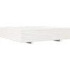 Image de vidaXL - Plantenbak - 110x110x26,5 - cm - massief - grenenhout - wit