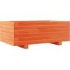 Image de vidaXL - Plantenbak - 70x40x26,5 - cm - massief - grenenhout - wasbruin
