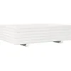 Image de vidaXL - Plantenbak - 90x60x26,5 - cm - massief - grenenhout - wit