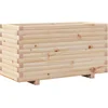 Image de vidaXL - Plantenbak - 90x40x49,5 - cm - massief - grenenhout