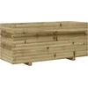 Image de vidaXL - Plantenbak - 110x40x49,5 - cm - geïmpregneerd - grenenhout