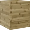 Image de vidaXL - Plantenbak - 40x40x46 - cm - geïmpregneerd - grenenhout