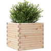 Image de vidaXL - Plantenbak - 50x50x46 - cm - massief - grenenhout