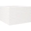 Image de vidaXL - Plantenbak - 70x70x46 - cm - massief - grenenhout - wit