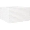 Image de vidaXL - Plantenbak - 80x80x46 - cm - massief - grenenhout - wit