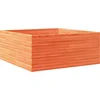 Image de vidaXL - Plantenbak - 110x110x46 - cm - massief - grenenhout - wasbruin