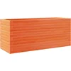 Image de vidaXL - Plantenbak - 110x40x46 - cm - massief - grenenhout - wasbruin