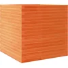 Image de vidaXL - Plantenbak - 70x70x68,5 - cm - massief - grenenhout - wasbruin