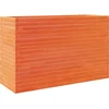 Image de vidaXL - Plantenbak - 110x40x68,5 - cm - massief - grenenhout - wasbruin