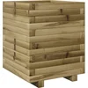 Image de vidaXL - Plantenbak - 40x40x49,5 - cm - geïmpregneerd - grenenhout