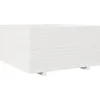 Image de vidaXL - Plantenbak - 90x90x49,5 - cm - massief - grenenhout - wit
