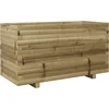 Image de vidaXL - Plantenbak - 90x40x49,5 - cm - geïmpregneerd - grenenhout