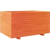 Image de vidaXL - Plantenbak - 90x60x49,5 - cm - massief - grenenhout - wasbruin