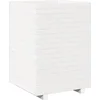 Image de vidaXL - Plantenbak - 50x50x72,5 - cm - massief - grenenhout - wit