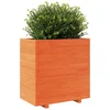 Image de vidaXL - Plantenbak - 70x40x72,5 - cm - massief - grenenhout - wasbruin