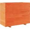 Image de vidaXL - Plantenbak - 90x40x72,5 - cm - massief - grenenhout - wasbruin