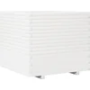 Image de vidaXL - Plantenbak - 80x80x72 - cm - massief - grenenhout - wit
