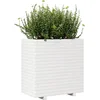 Image de vidaXL - Plantenbak - 70x40x72 - cm - massief - grenenhout - wit