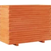 Image de vidaXL - Plantenbak - 90x40x72 - cm - massief - grenenhout - wasbruin