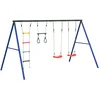 Image de vidaXL - Schommelset - met - schommels, - trapeze - en - ladder