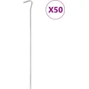 Image de vidaXL - Tentharingen - 50 - st - Ø7 - mm - 30 - cm - gegalvaniseerd - staal