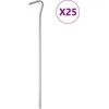 Image de vidaXL - Tentharingen - 25 - st - Ø5 - mm - 23 - cm - gegalvaniseerd - staal