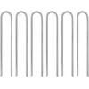 Image de vidaXL - Tentharingen - 6 - st - U-vormig - Ø7 - mm - 30 - cm - gegalvaniseerd - staal