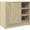 Image de vidaXL - Wastafelkast - 63x29x55 - cm - bewerkt - hout - sonoma - eikenkleurig
