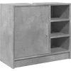 Image de vidaXL - Wastafelkast - 63x29x55 - cm - bewerkt - hout - betongrijs