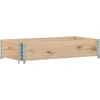 Image de vidaXL - Plantenbak - 100x50 - cm - massief - grenenhout