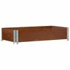 Image de vidaXL - Plantenbak - 100x50 - cm - massief - grenenhout - bruin