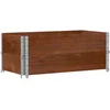 Image de vidaXL - Plantenbak - 100x50 - cm - massief - grenenhout - bruin