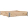 Image de vidaXL - Plantenbak - 100x100 - cm - massief - grenenhout